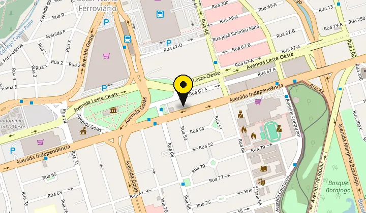 Mapa da localização da Griffe Pneus Av. Independência